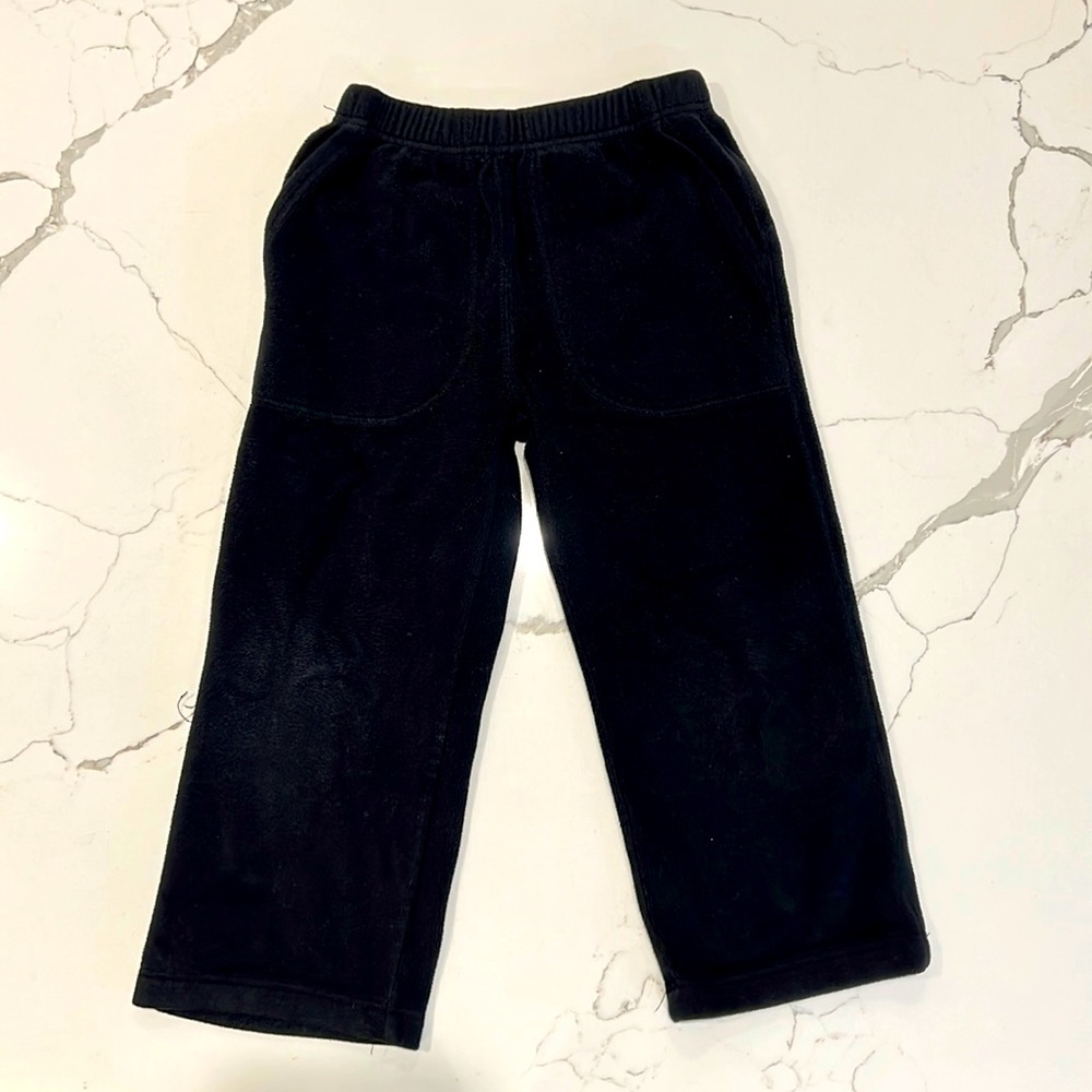Hanna Andersson Boys’ Black Fleece Sweatpants